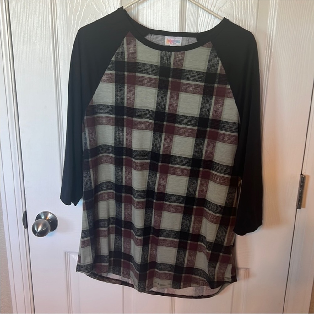 LuLaRoe Randy 3/4-Sleeve Shirt 3XL